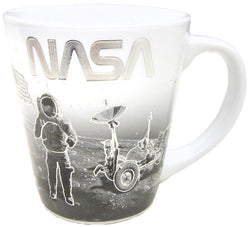 NASA Moon Trumpet Cup with Worm Logo Design