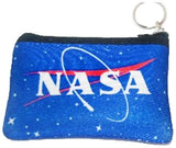 NASA Blue Coin Purse with Stars