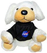 NASA Plush White Puppy with Shirt