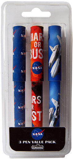 NASA Ballpoint Pen 3-Pack