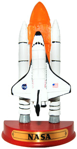NASA Shuttle Magnet on Wood with 2.44 x 4.58 Base