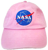 Hues of Space: NASA Hat Light Pink Pigment Dyed with Meatball