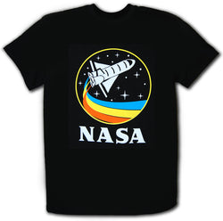 NASA Black Retro T-Shirt