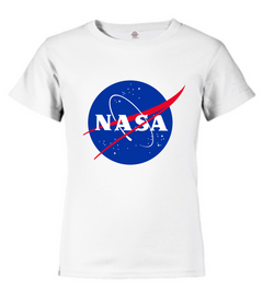 NASA Kids White X-Small T-Shirt