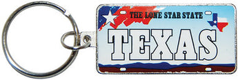 Texas License Plate Keyring: Lone Star State Pride