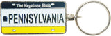 Pennsylvania License Plate K/R - The Keystone State Design