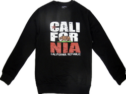 California Republic Sweatshirt Crewneck Black