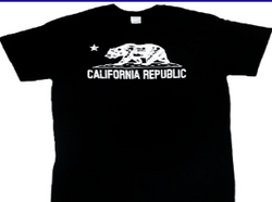 California Republic T-Shirt Black