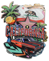 Hollywood Wooden Epoxy Magnet