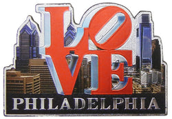 Philadelphia Foil Magnet Love Sculpture