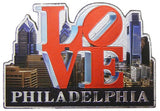 Philadelphia Foil Magnet Love Sculpture