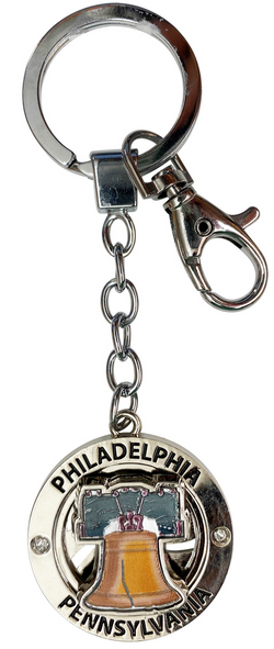 Liberty Bell Spinner Keychain - Toy Philadelphia Souvenir