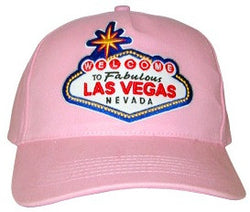Las Vegas Pink Hat with Welcome to Fabulous Sign