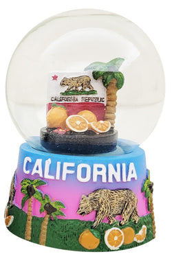 California 65mm Waterball Flag with Vibrant Orange Design