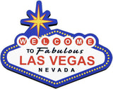 Las Vegas Welcome Sign Wooden Magnet