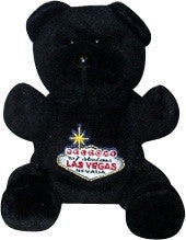 Adorable Toy Las Vegas Black Bear with Welcome Sign