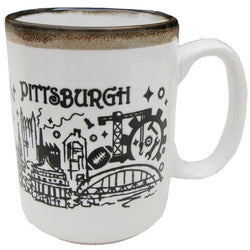 Pittsburgh 15oz Drip Cup – sleek, spill-free design for coffee, smoothies, and more.