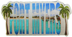 Florida Fort Myers Foil Magnet