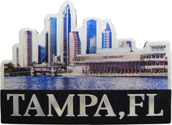 Florida Tampa Foil Magnet