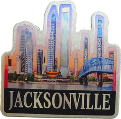 Florida Jacksonville Foil Magnet