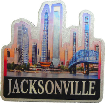 Florida Jacksonville Foil Magnet