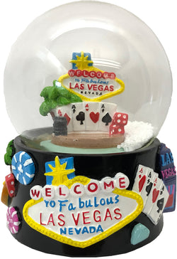 Las Vegas Waterball 65MM Black Casino Icons