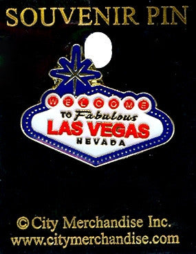Las Vegas Welcome Sign Pin