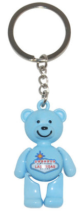Interactive Las Vegas Bear Welcome Sign - Blue