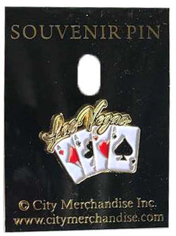 Las Vegas Casino Aces Lapel Pin