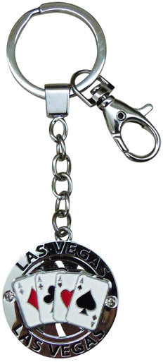 Las Vegas Aces Spinning Keyring - Fun Toy Design