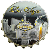 Las Vegas Steel Foil Bottle Opener Magnet