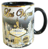LAS VEGAS 11OZ Cup - Black & Gold with Foil Skyline
