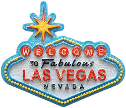 Blue Glitter Welcome Sign with Multi-Color Accents