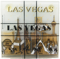 Las Vegas Coaster Black & Gold Houseware 3-Pack