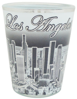 Los Angeles B&W With Silver Shotglass