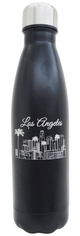 Los Angeles Black with Silver Water Bottle