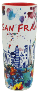 San Francisco Red Watercolor Shooter