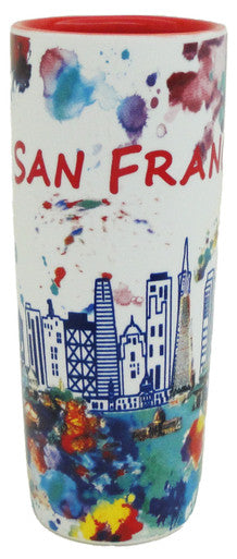 San Francisco Red Watercolor Shooter
