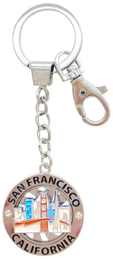 San Francisco Skyline Spinning Keyring