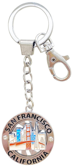 San Francisco Skyline Spinning Keyring