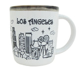 Los Angeles 13oz White Drip Cup