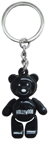 Hollywood Metallic Bear Keychains