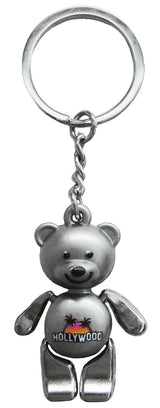 Hollywood Palm Tree Bear Keychain