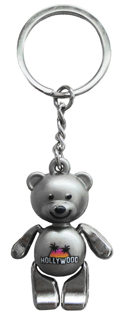 Hollywood Palm Tree Bear Keychain