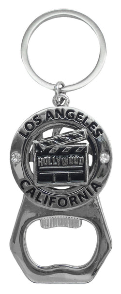 Hollywood Cinema Spinning Keychain Bottle Opener