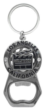 Hollywood Cinema Spinning Keychain Bottle Opener
