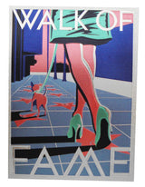 Hollywood Walk of Fame Foil Magnet