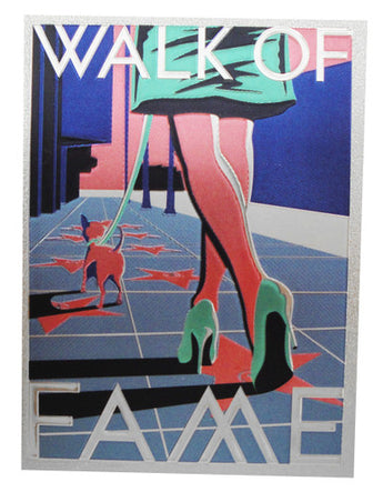 Hollywood Walk of Fame Foil Magnet