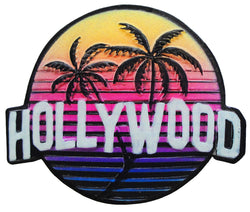 Hollywood Palm Trees Poly Magnet