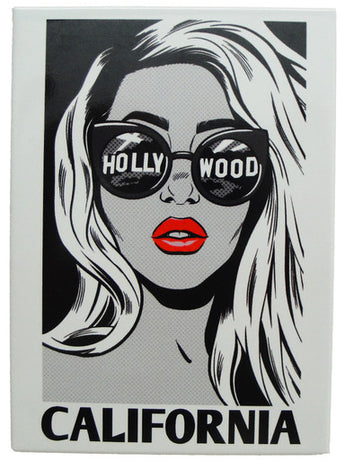 Hollywood Girl Photo Magnet